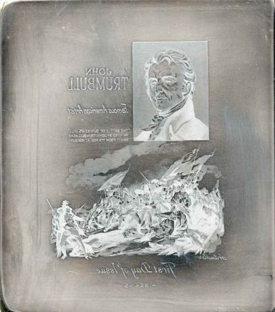 US Artmaster Scott 1361 1968 John Trumball - Plate