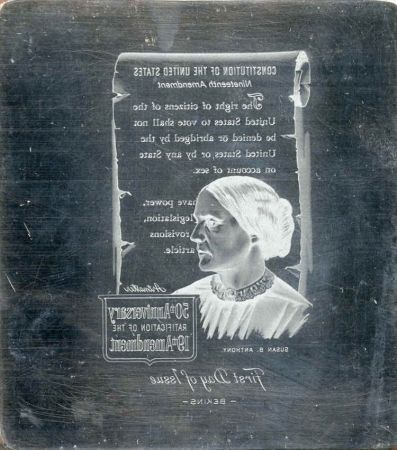 US Artmaster Scott 1406 1970 Women Suffrage - Plate