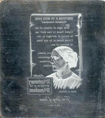 US Artmaster Scott 1406 1970 Women Suffrage - Plate