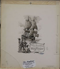 US Artmaster Scott 1420 1970 Landing of the Pilgrims - Artwork