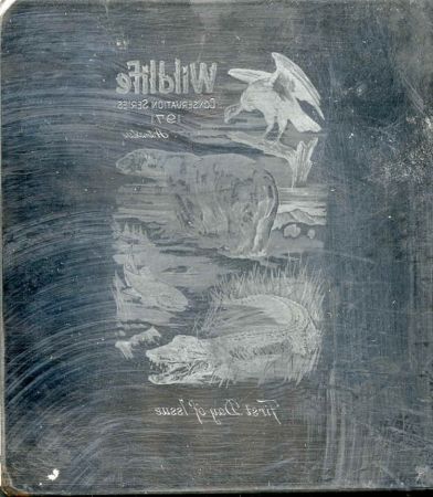 US Artmaster Scott 1427 - 30 1971 Wildlife Conservation - Plate