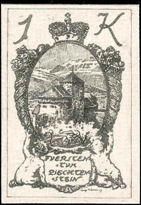 Liechtenstein 25 LH Proof in black