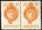 Liechtenstein 33 Error NH VF Inverted "O" in 10 pair