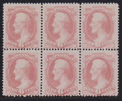 US 159 Bank Notes F - VF Block of 8