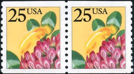 US 2281c Error VF NH Pair - Black Lithography Omitted cv 800.00