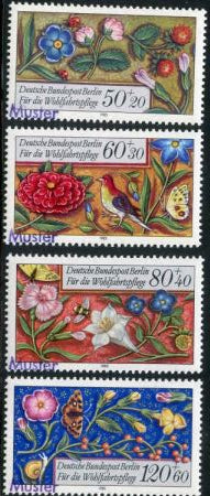 Germany 1985 Specimen Overprint 9NB227 - 9NB230