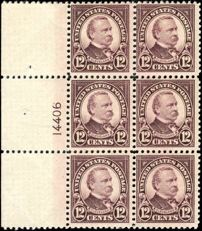 US 564 NH F - VF Plate Block cv $160
