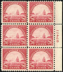 US 567 LH F + Plate Block cv $300