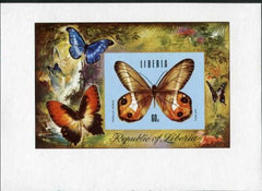 Liberia 1974 683 - 688, C204 Trial Color Imperfs, blue background