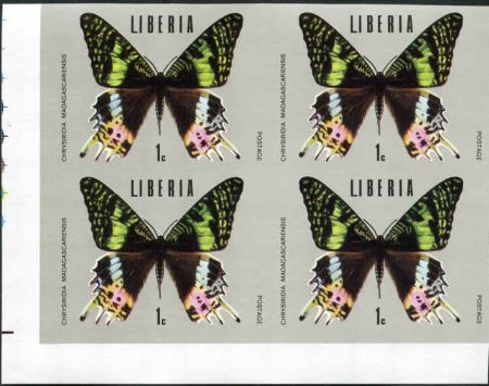 Liberia 1974 683 -688 Imperfs in blocks of 4