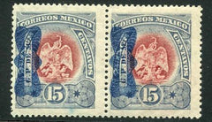 Mexico 1916 516 NH Horizontal Pair