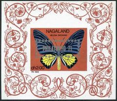 Nagaland 1971 Butterfly NH S/S "Philatokyo"