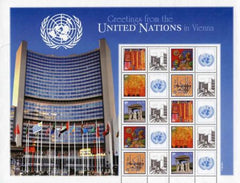 UN Personalized Sheets S43 2011 Vienna .70 International Rate
