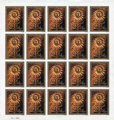 French Polynesia C100 - 104 VF NH Set of Corner Blocks