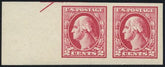 US 532 Washington / Franklin XF - Sup NH Left Margin Pair cv $160