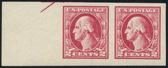 US 532 Washington / Franklin XF - Sup NH Left Margin Pair cv $160