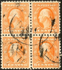 US 429 Washington / Franklin VF - XF Used Block