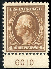 US 377 Washington / Franklin VF LH Mint