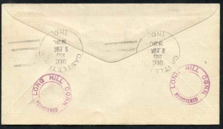 US Indiana, Castleton 565 Fancy Cancel Cover Negative Castle in Rectangle