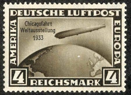 Germany 1933 C45 VF H, Mi 498, 4m single