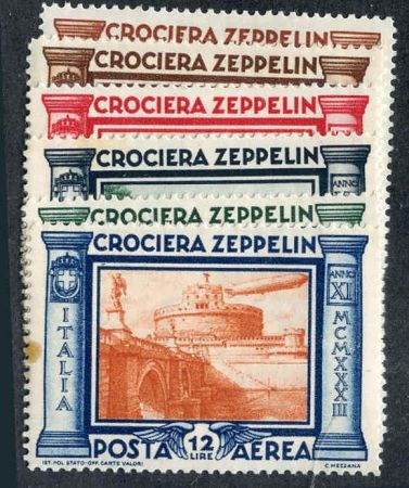 Italy 1933 C42 - C47 F-VF LH