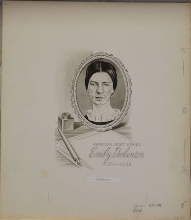 US Artmaster Scott 1436 1971 Emily Dickinson - Artwork