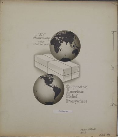 US Artmaster Scott 1439 1971 Hands Reaching for CARE - Art work