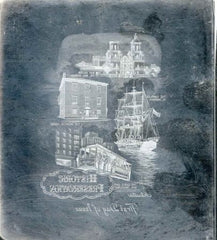 US Artmaster Scott 1440 - 1443 1971 Historic Preservation - Plate