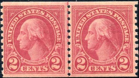 US 599a VF NH Line Pair