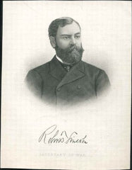Autographs Robert T. Lincoln 1883 Secretary of War signed letter
