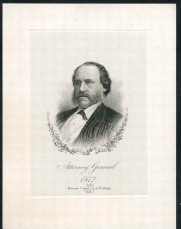 Autographs George H. Williams 1874 Attorney General signed letter