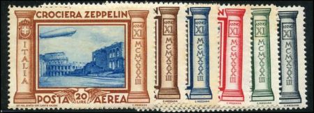 Italy 1933 C42 - C47 F - VF NH