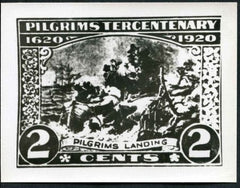 US 549 Photo Essay, Pilgrim Tercentenary, Landing of the Pilgrims