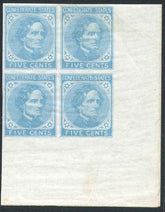 US Back Of Book - Confederate States of America 6 XF/NH LR corner margin block