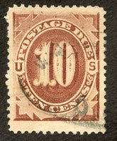 US J5 Postage Dues Used VF + Jumbo cv $70
