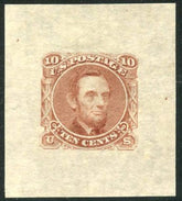 US 116E1g Essay XF 10 cent Lincoln - PFC