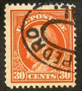 US 420 Washington / Franklin F - VF Used Nice Cancel cv $19