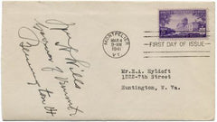 US 903 Autographed Cover, Gov. W. Wills of VT