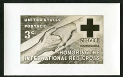 US 1016 Photo Essay, Red Cross, hand in hand, rejected design