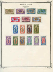 French Colonies Middle Congo Mint 1-60, 65-70, 73, 76 + More