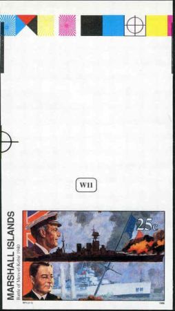 Marshall Is. 255 Imperf, Battle of Mers el Kebir, WWll, Ships