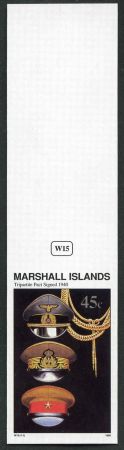 Marshall Is. 265 Imperf W15 WWII Tripartite Pact Single
