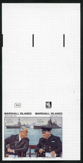 Marshall Is. 283 - 284 Imperf Pair, Atlantic Charter, WWll