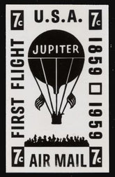 US C54 Balloon Jupiter Photo Essay, 1959 Airmail