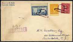 US Arizona, Prescott 642, 646, 650 Fancy Cancel Cover, Hat