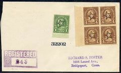 US Connecticut, Plantsville 632, 636 Fancy Cancel Cover, Star