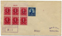 US Connecticut, Plantsville 637, 688 Fancy Cancel Cover, Star
