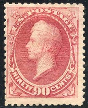 US 166 Bank Notes Fine+ Unused, No Gum, Reperfed at Left