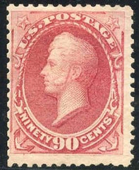 US 166 Bank Notes Fine+ Unused, No Gum, Reperfed at Left