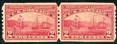 US 373av Early Commemoratives VF LH pair, Automatic Vending Co.